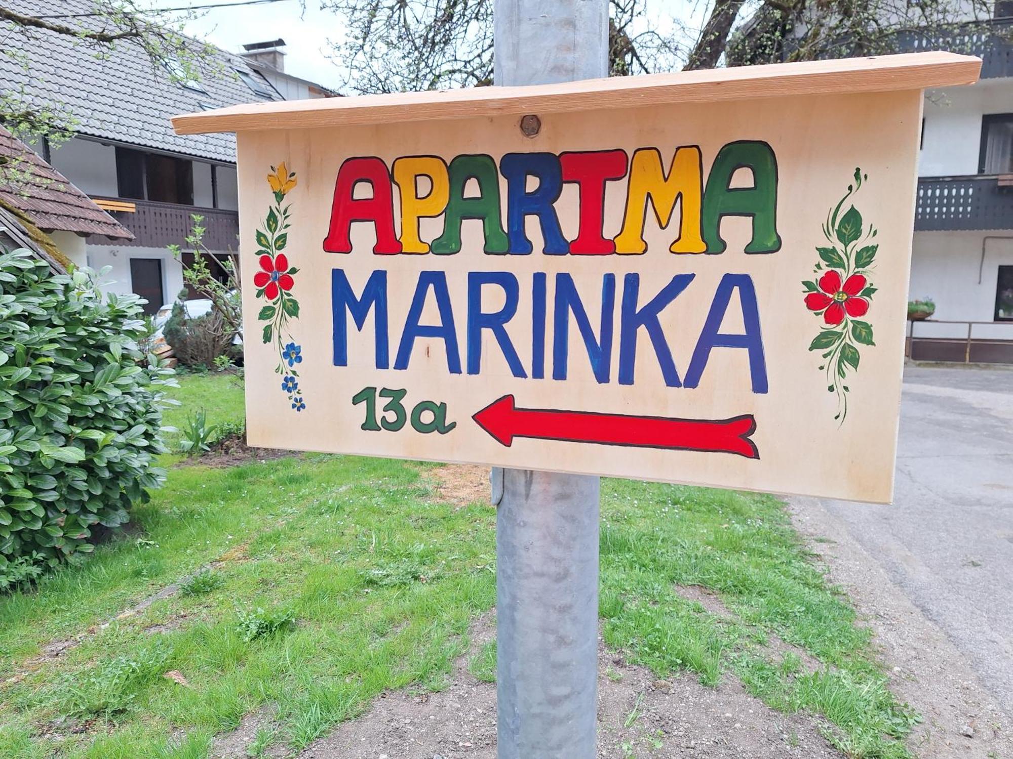 Apartmaji Marinka Hodnik Bohinj Exteriör bild